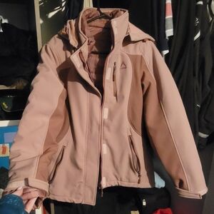 Reebok 3in1 rose colour spring/winter/fall jacket
